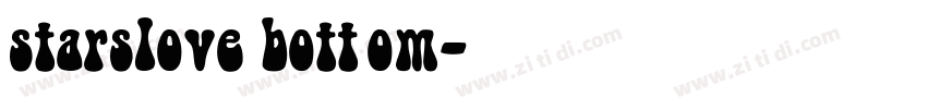 starslove bottom字体转换